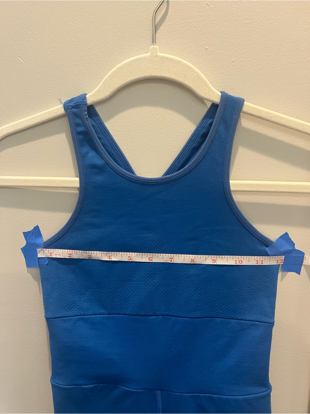 Fabletics Bright Blue Racerback Performance onesie - Picture 4 of 6